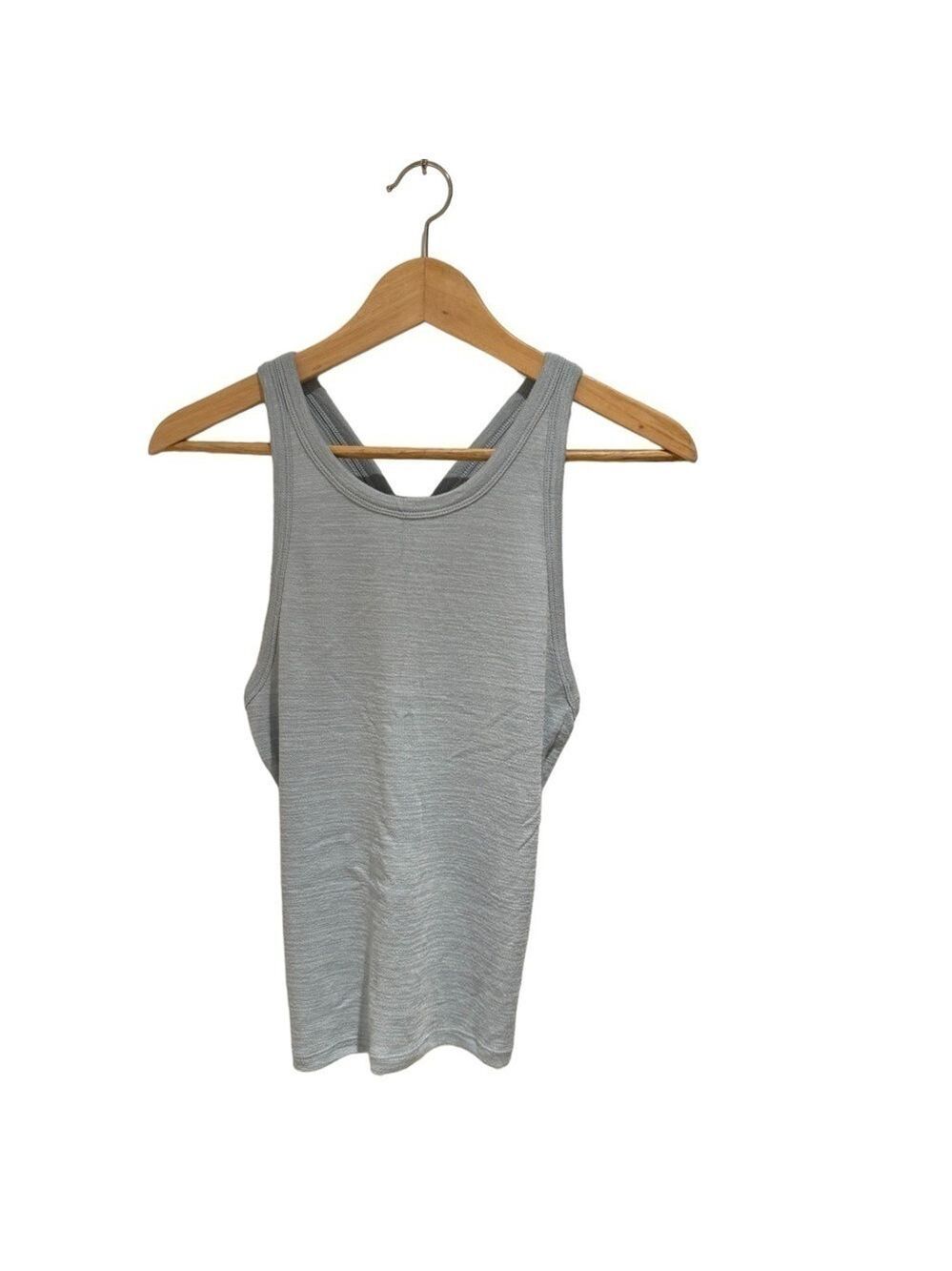 WILFRED FREE Aritzia light blue knit tank top - size small